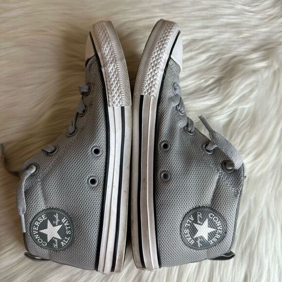 Converse Chuck Taylor All Stars Mid Tops Gray Size 3 - Picture 8 of 12